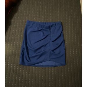 Charlotte Russe royal blue mini skirt